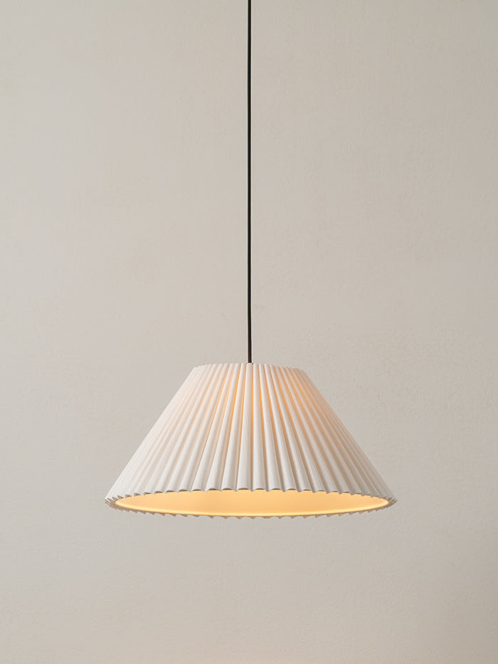 Elina – Pleated Linen Lampshade | Vintage Table Lamp Cover